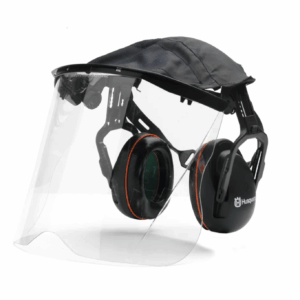 Cuffie protettive Husqvarna con visiera in perspex